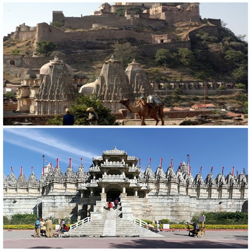 Day-9. Jodhpur | Udaipur Via  Ranakpur Temple | Kumbhalgarh Fort { 276 Kms & 6 Hrs,}